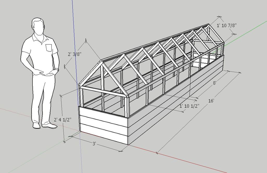 Деревянный парник для огурцов своими руками чертежи