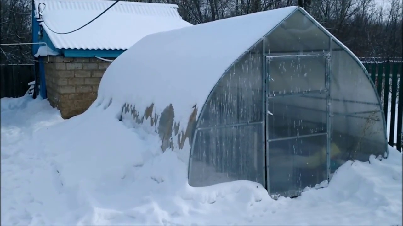 Снега поли. Защита теплицы от снега. Теплицы из поликарбоната под снегом. Снег на теплице из поликарбоната. Теплицы капля зимой из поликарбоната.